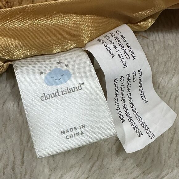 Cloud Island Golden Retriever Puppy Lovey Satin Edge Brown Gold Target Plush - Picture 5 of 5